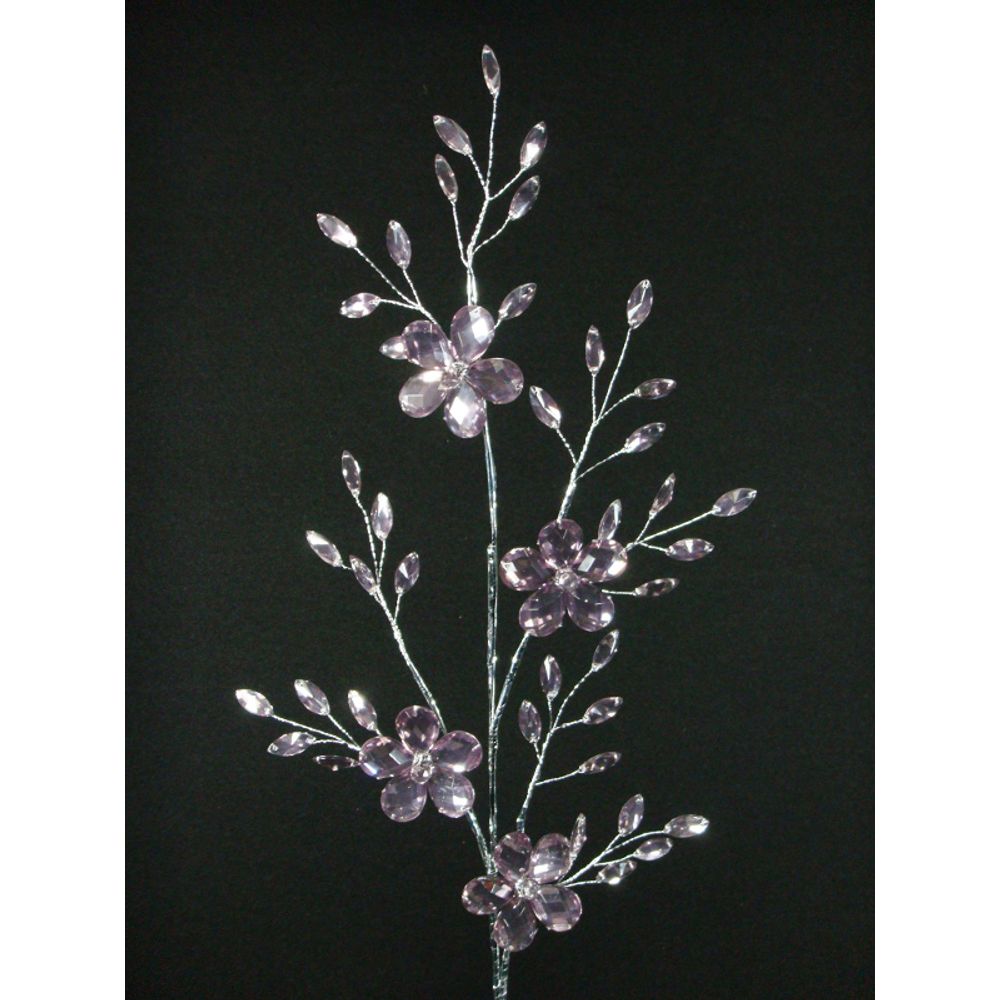 Flor artificial acrílicas Peltre Metal y acrílico - FloraCenter